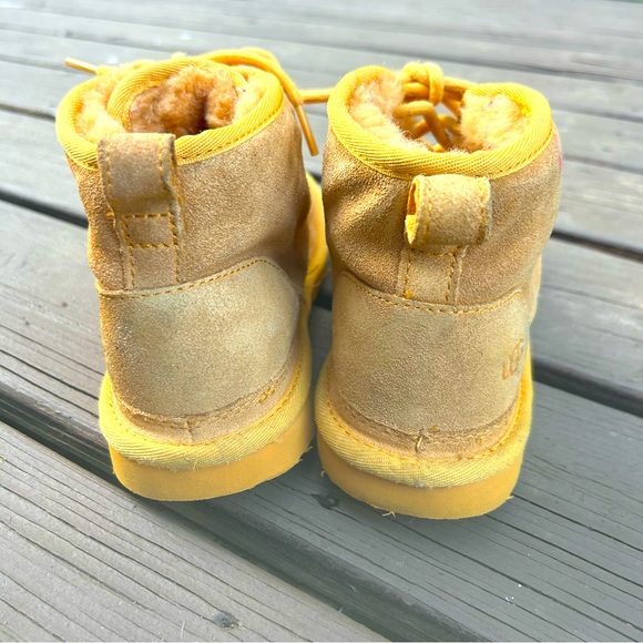 UGG Yellow Suede Neumel Boots | Ladies Size EU 37 - Picture 4 of 14